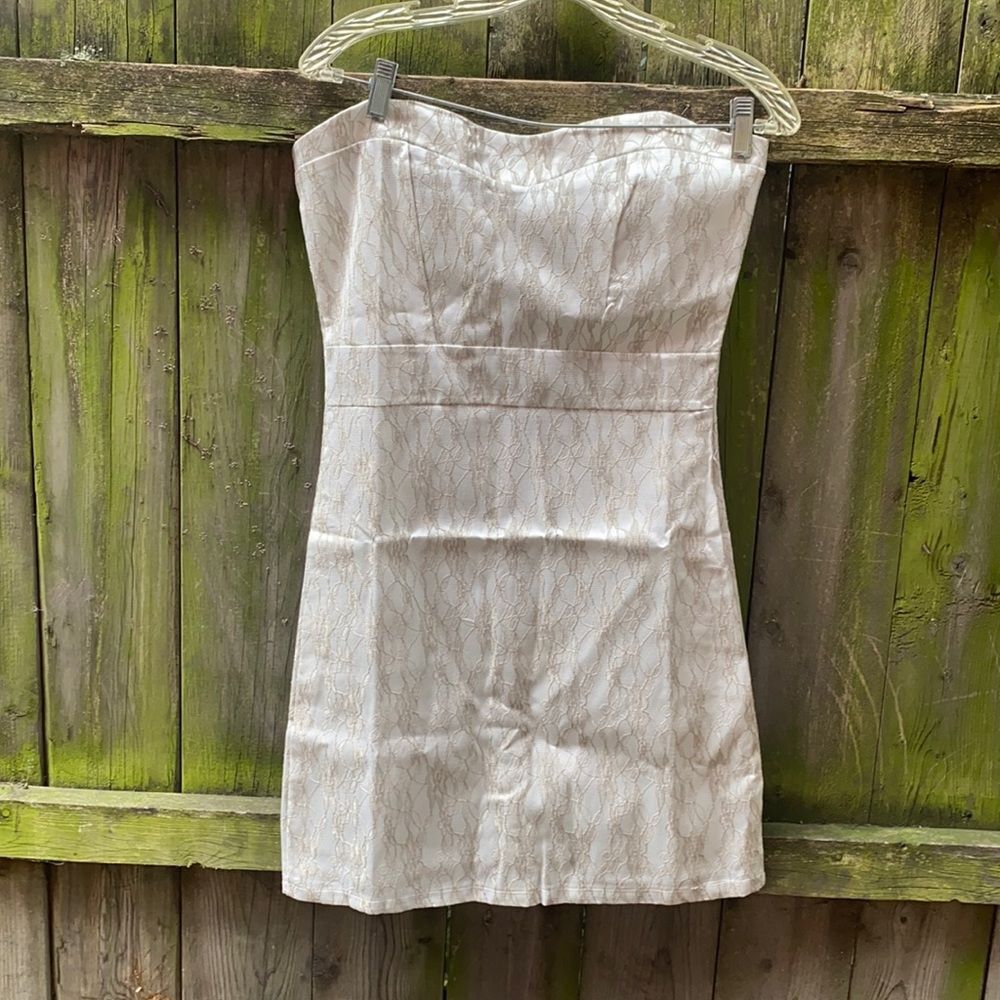 Strapless dress sz. S